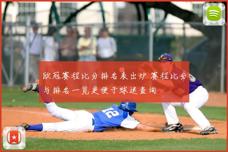 欧冠赛程比分排名表出炉 赛程比分与排名一览更便于球迷查询