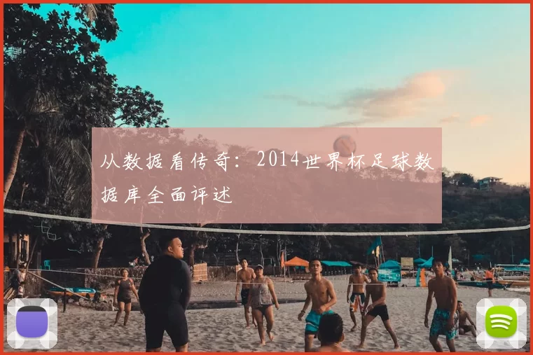 从数据看传奇:2014世界杯足球数据库全面评述